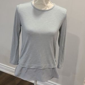 Jcrew grey/Green Heathered long sleeve